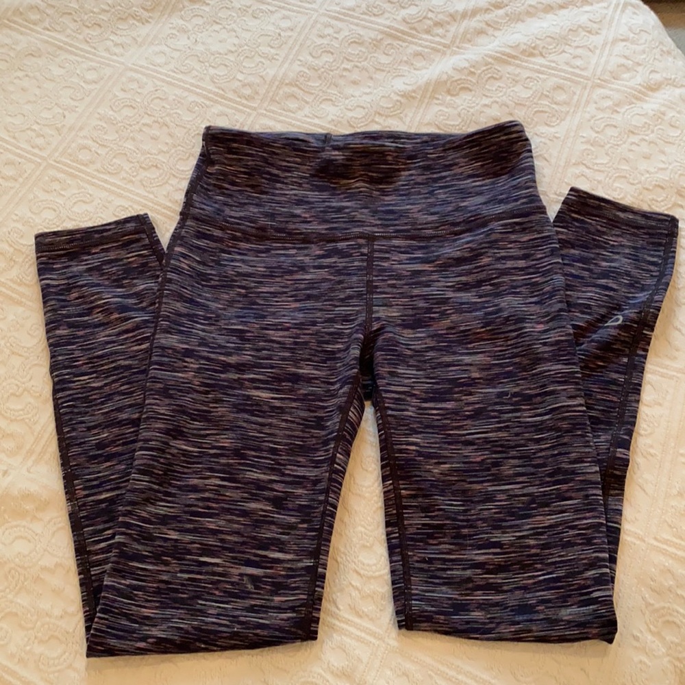 Multi-colored, high rise, GapFit leggings